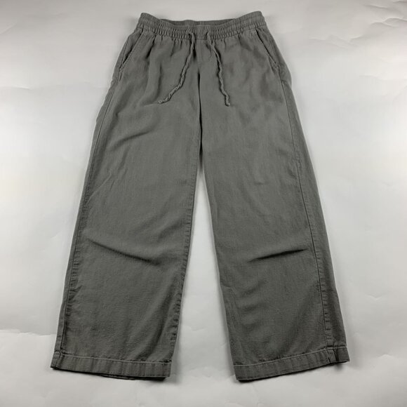 Old Navy Pants - Old Navy Amalgam Linen Blend Wide Leg Lounge Pant XS